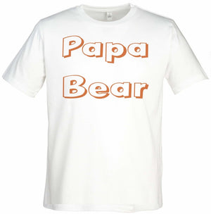Papa Bear Organic Mens T Shirt - Father's Day Gift - The Gift Project