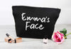 Personalised 'Emma's Face' - Canvas Accessory Make Up Bag - Gift For Her, Gift For Mum, Gift for Girlfriend - The Gift Project