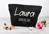 Personalised 'Laura' Bride - Canvas Accessory Make Up Bag - Gift For Her, Gift For Mum, Gift for Girlfriend - The Gift Project