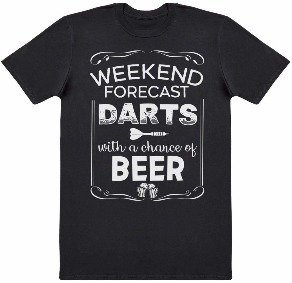 Weekend Forecast Darts Beer - Mens T-Shirt - The Gift Project